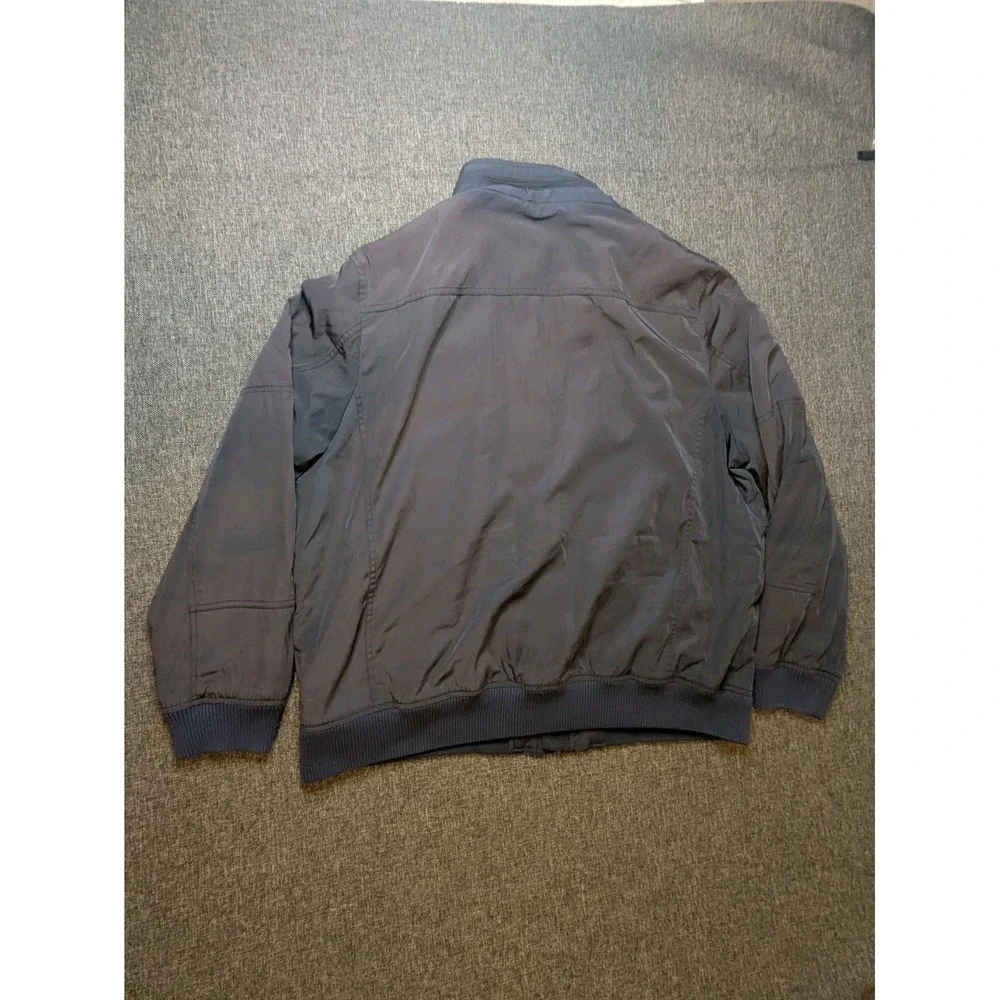 Vintage‎ Tommy Hilfiger Reflective Bomber Style Jacket Mens XXL Full Zip Coat